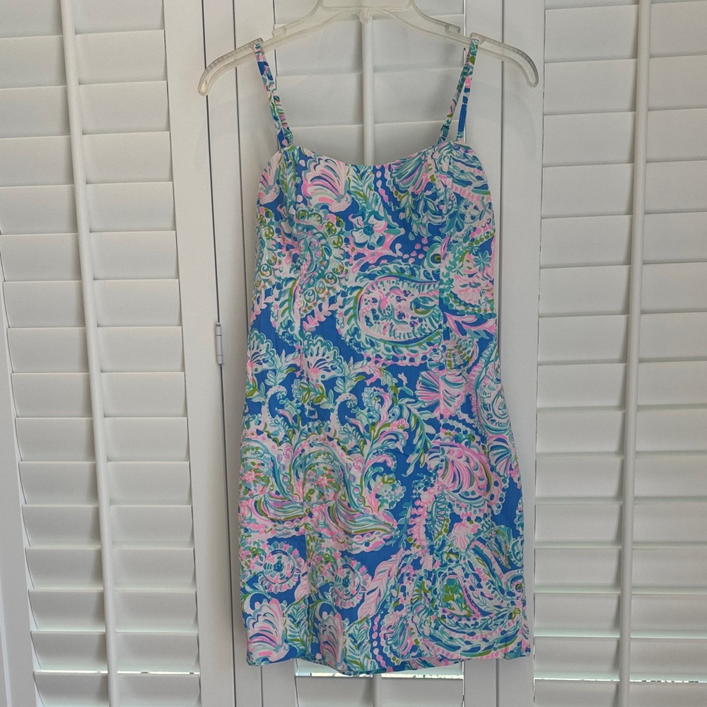 Lilly Pulitzer Shelli Dress in Dream Team print